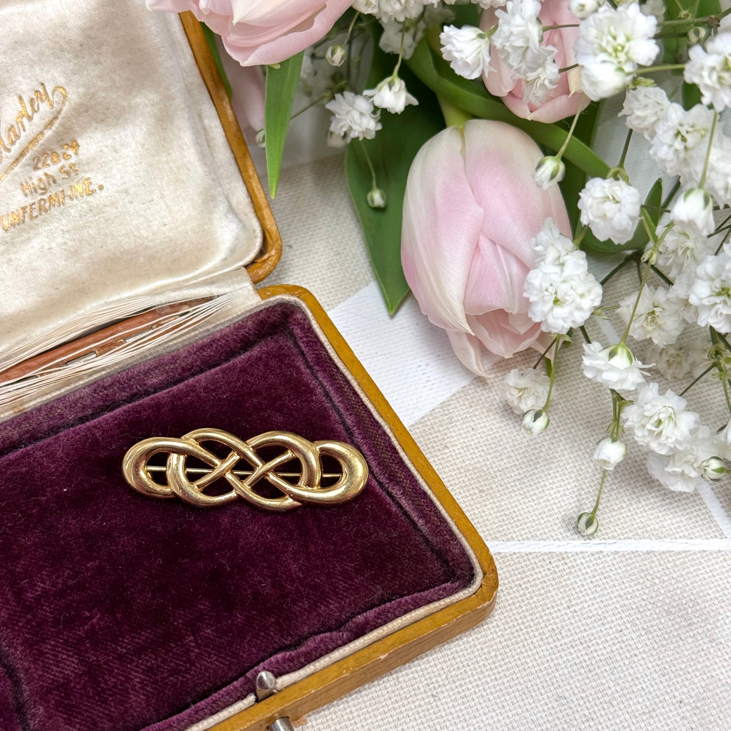 MONET Infinity Link Brooch