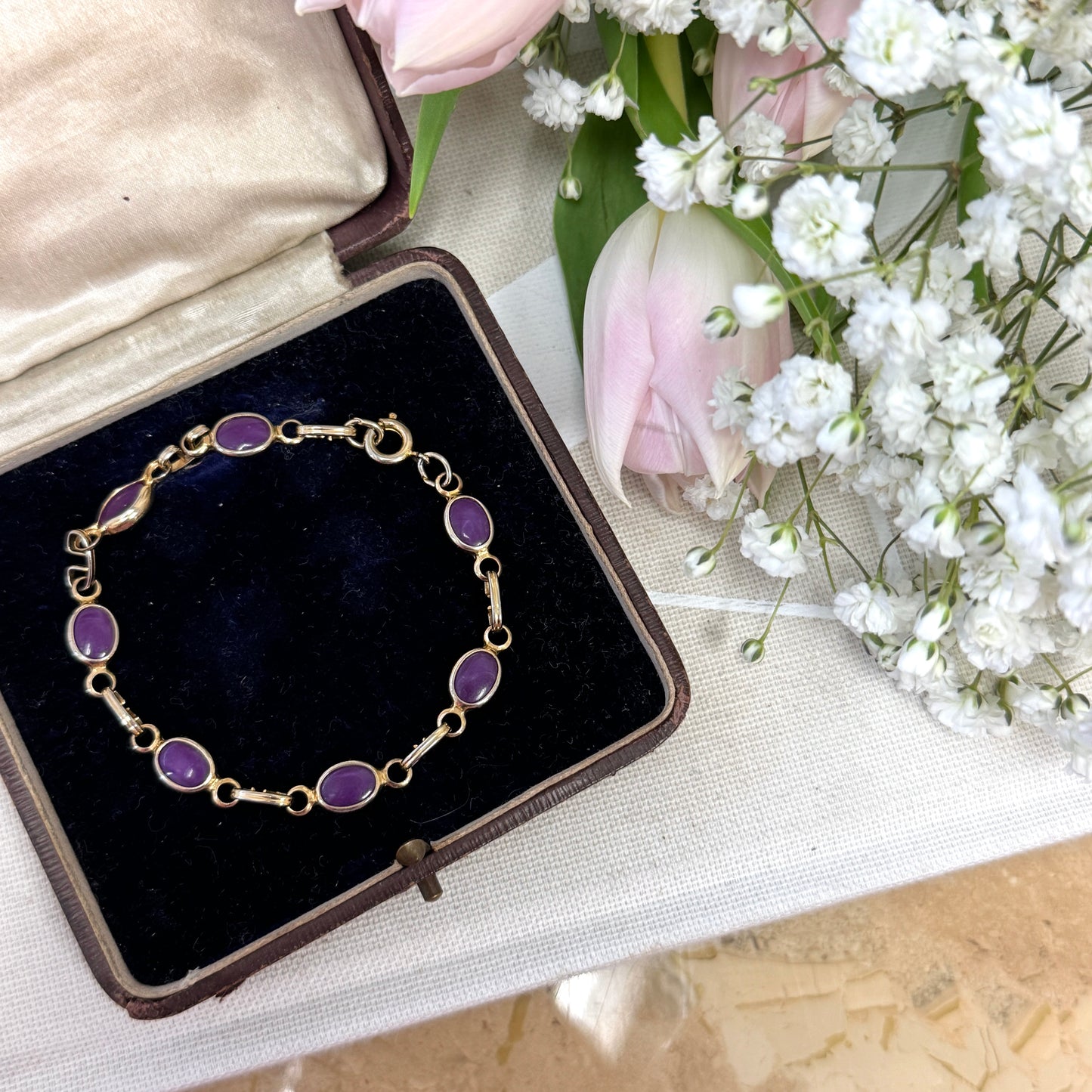 Amethyst Gem Bracelet