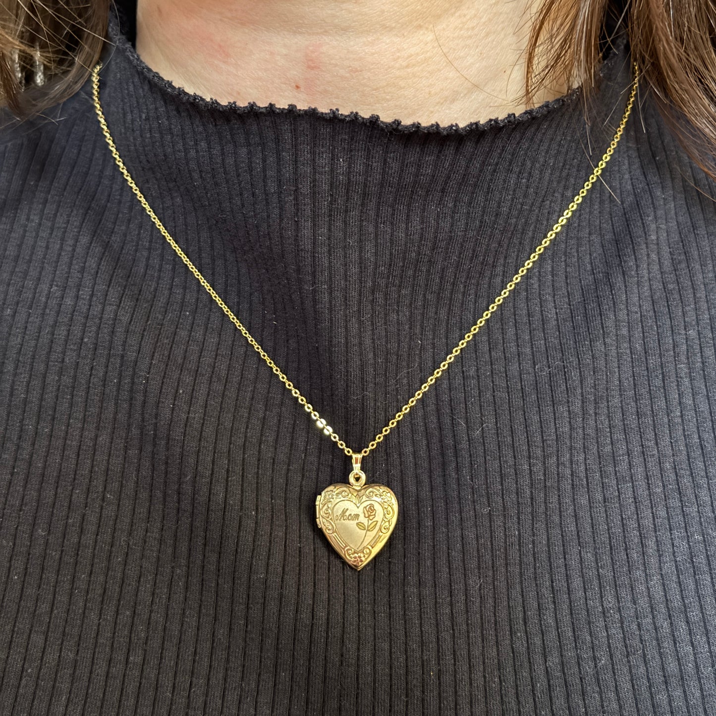 14k Gold Filled Mom Locket