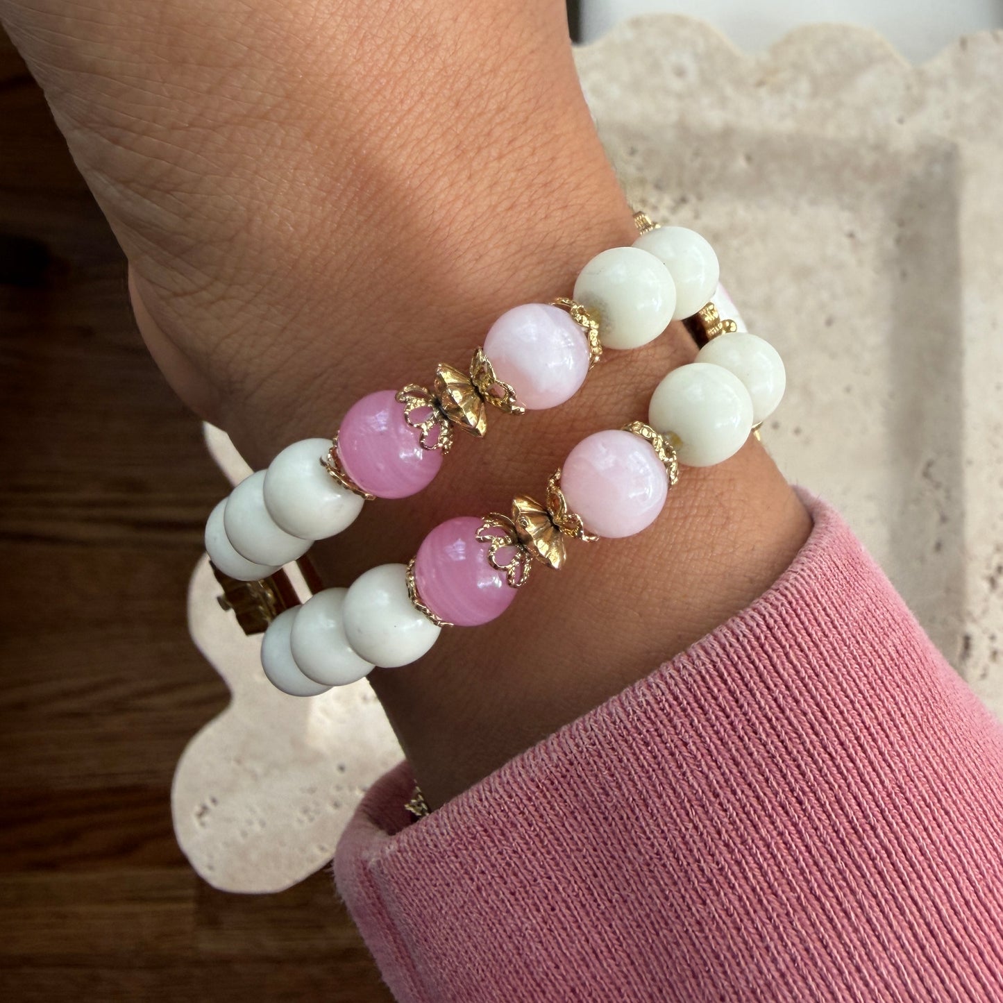 Double Strand Beaded Bracelet