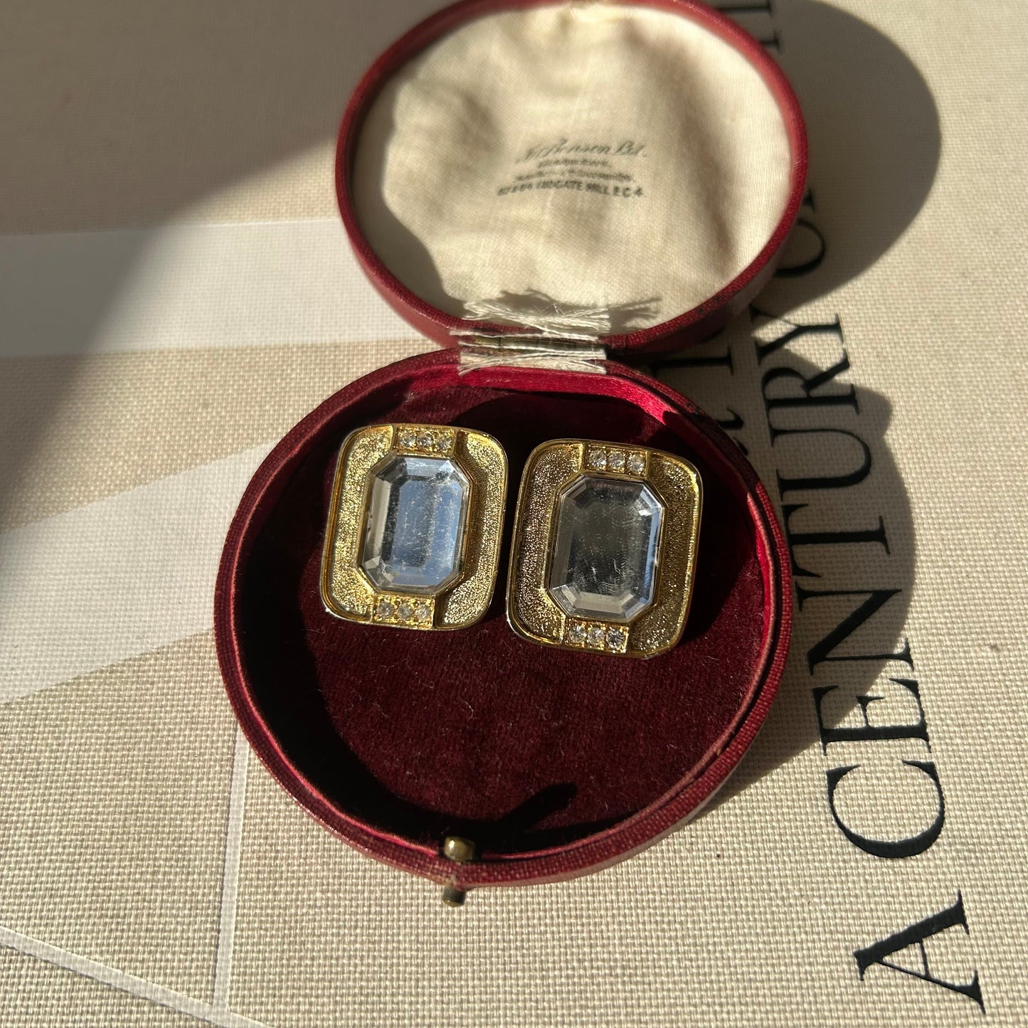 Baguette Crystal Clip-ons