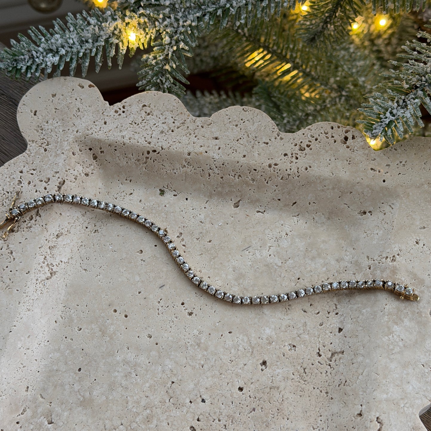 Vintage-CZ-Tennis-Bracelet-Marked-925