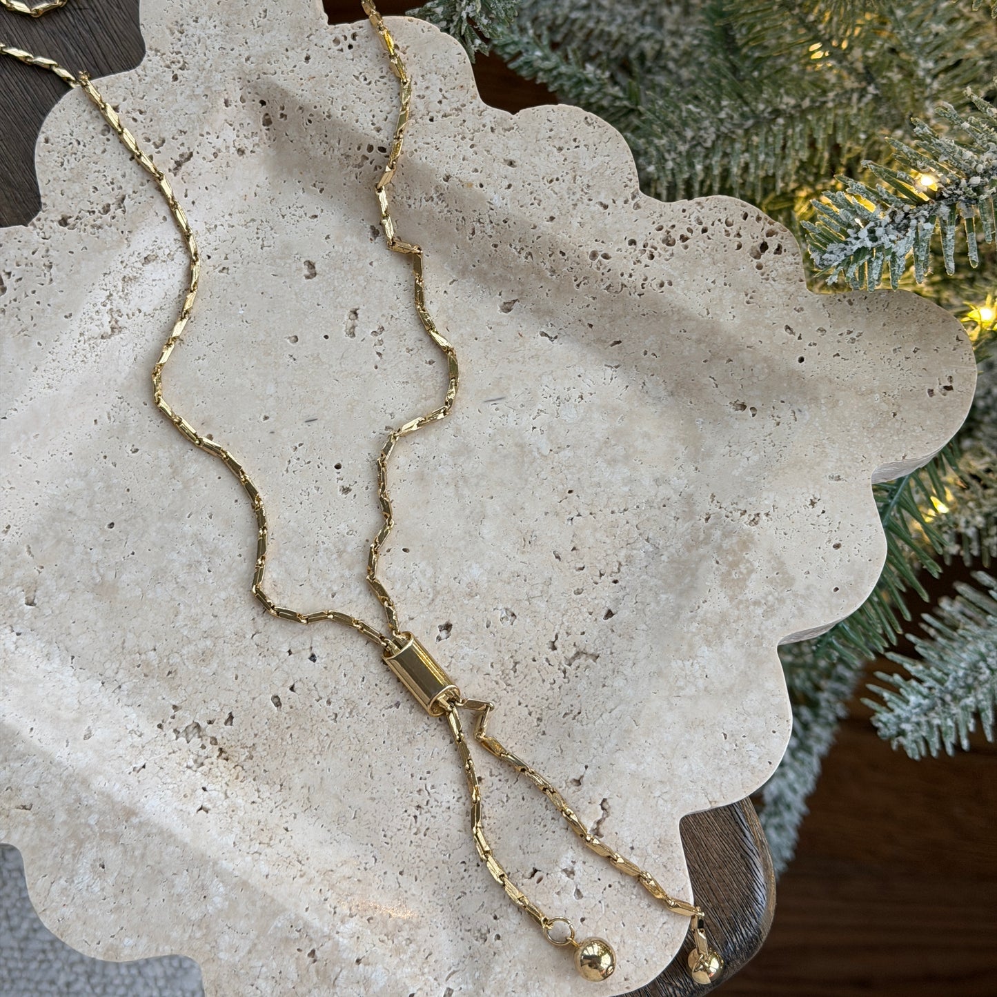 Lariat-Necklace-Gold-Tone