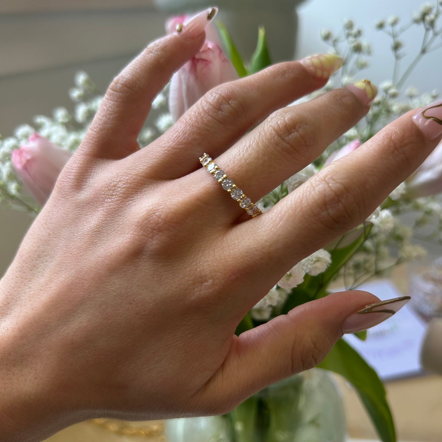 CZ Eternity Band