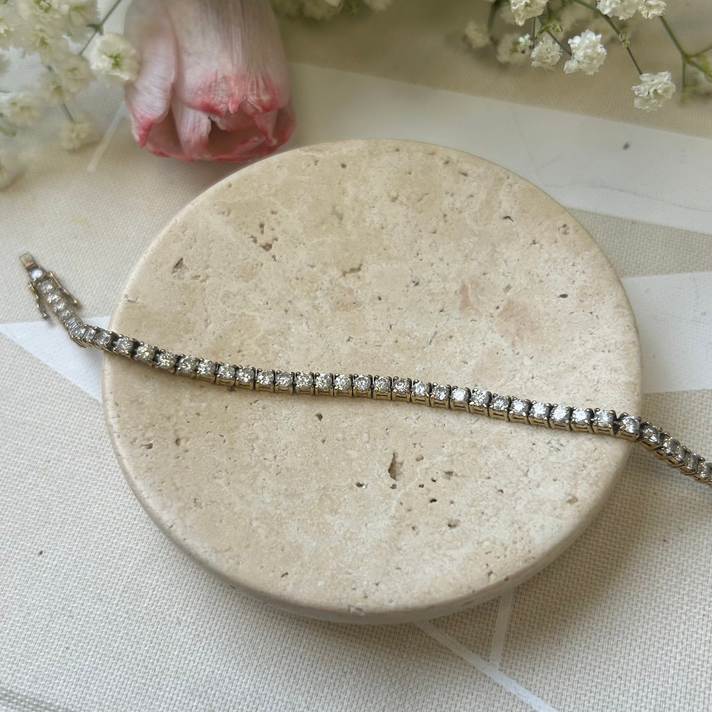 Gold Vermeil Tennis Bracelet
