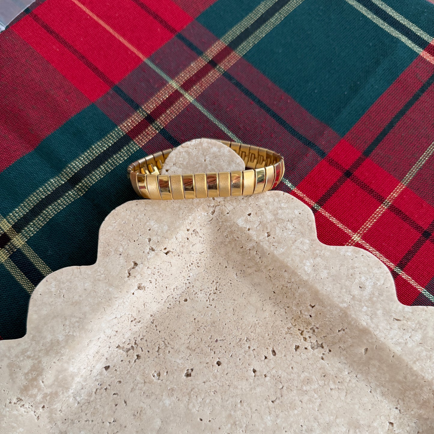 Cleopatra Gold Tone Bracelet