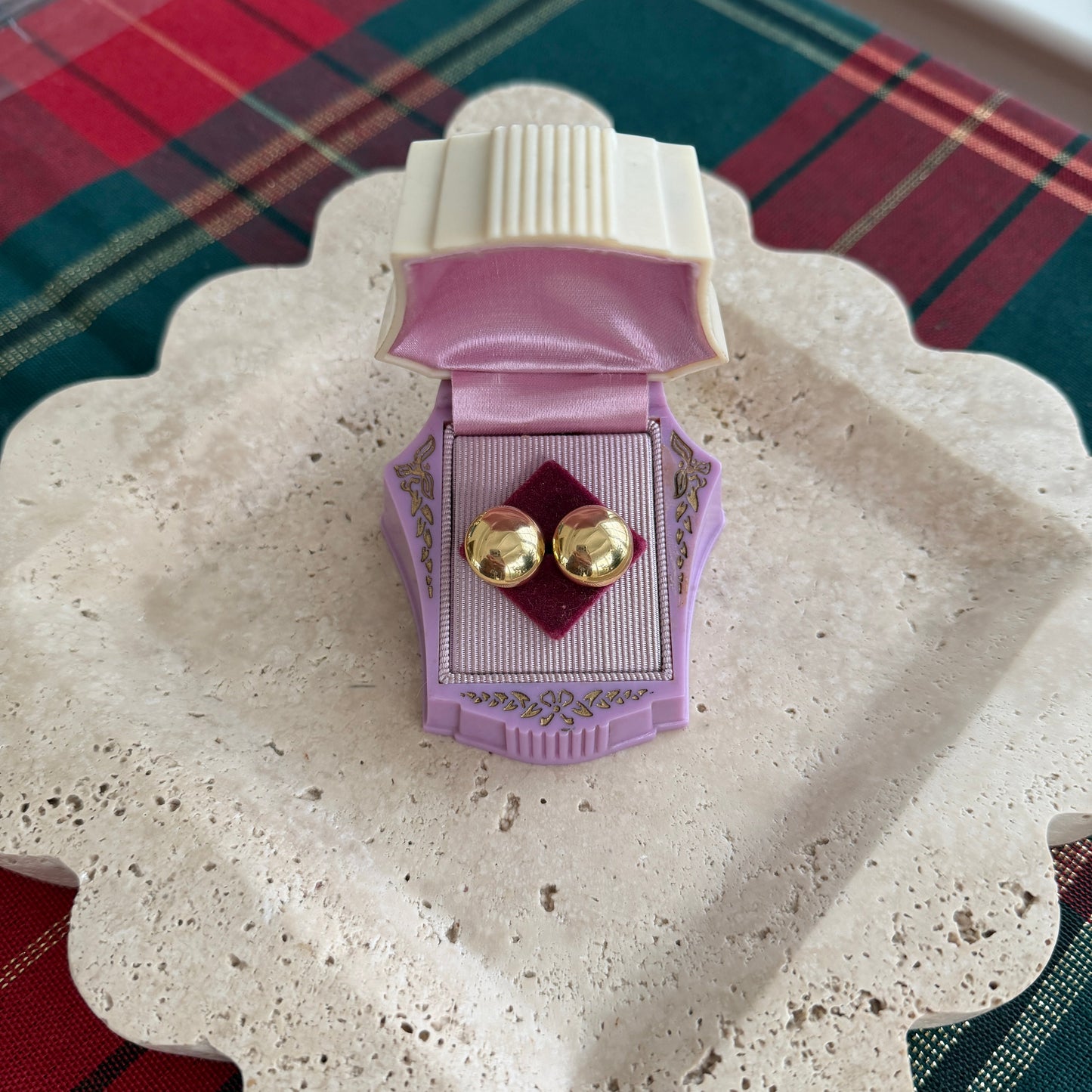 Gold Filled Button Push Backs