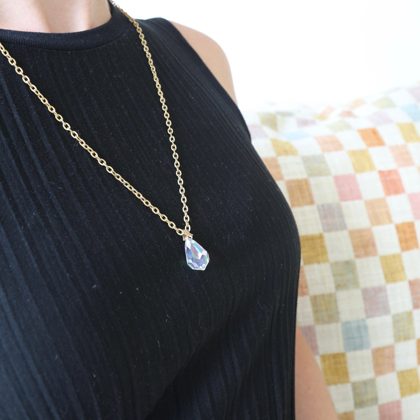 Crystal Drop Necklace