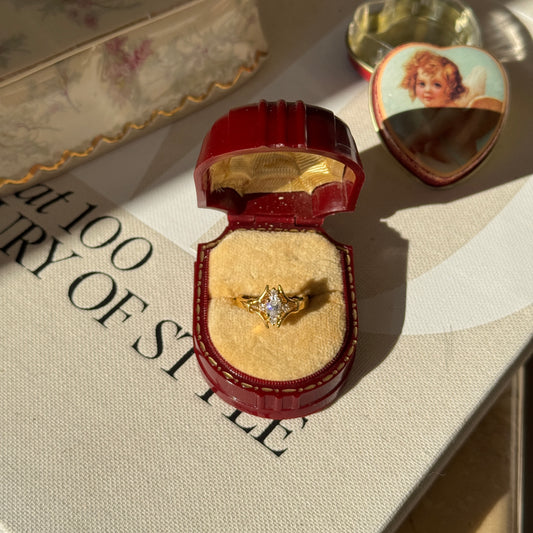 ART DECO CZ RING