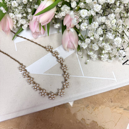 Pearl Flower Necklace