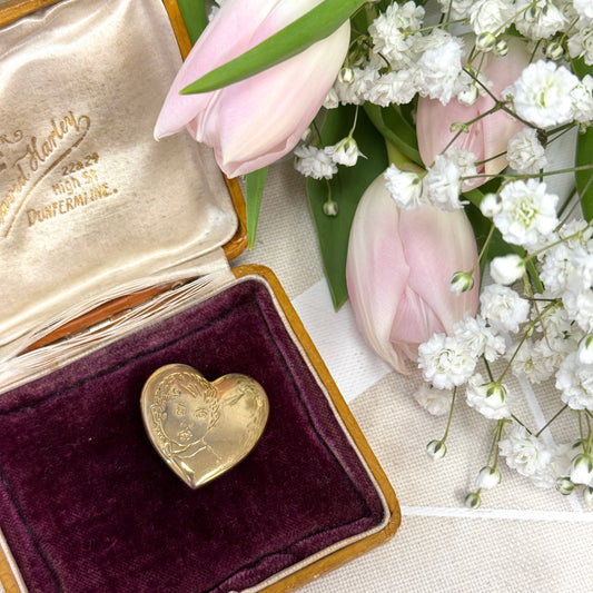 Heart Baby Brooch