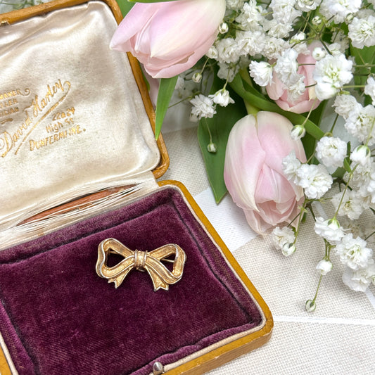 Mini AVON Bow Brooch