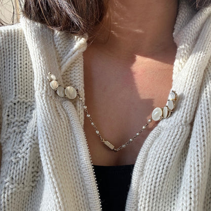 Mother of Pearl Sweater Clip