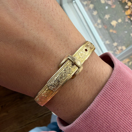 Hayward Gold Filled Belt Bracelet