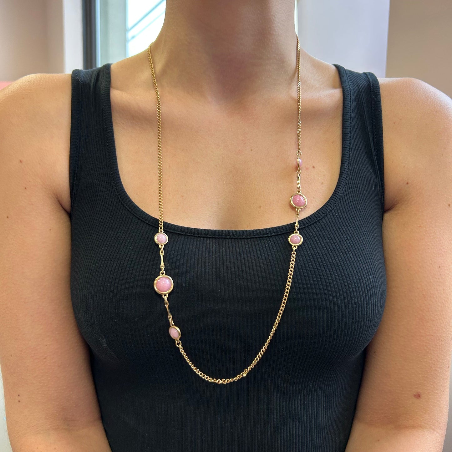 Pink Stone Necklace