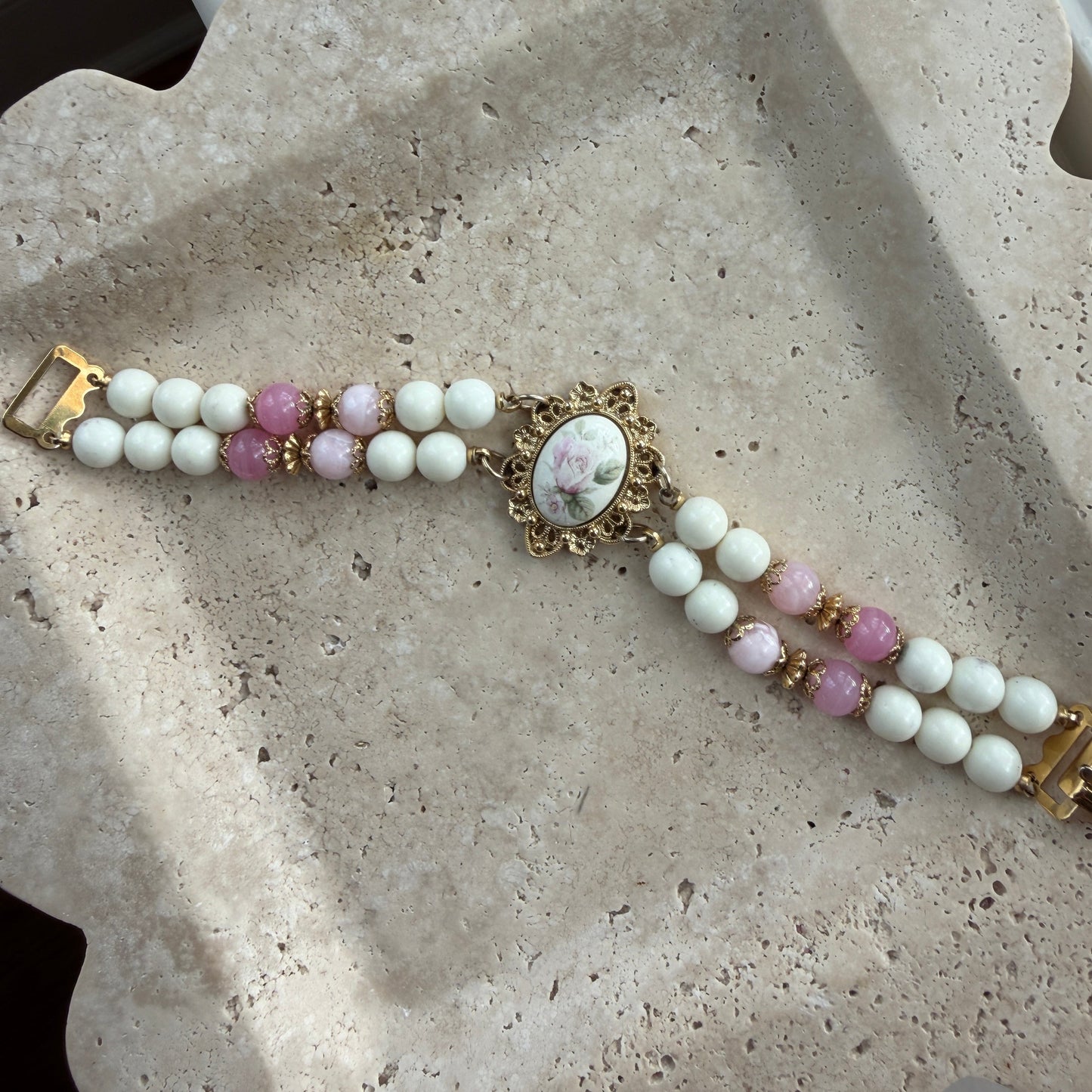 Double Strand Beaded Bracelet
