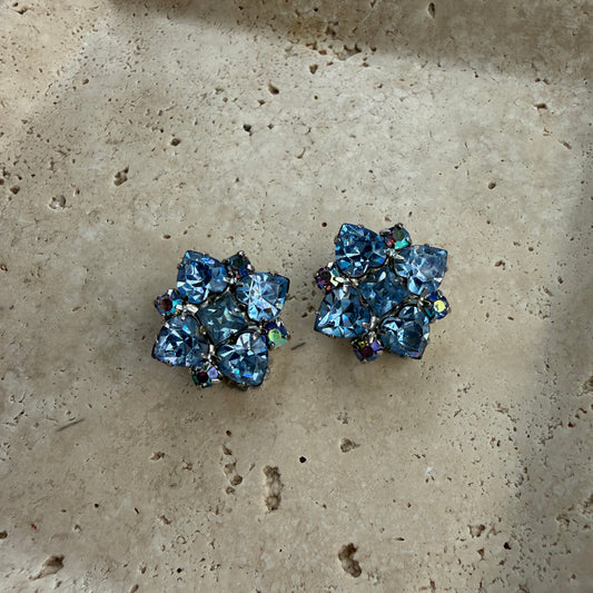 Weiss-Blue-Crystal-Clip-Ons