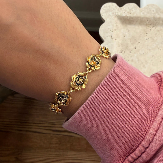 Rose Link Bracelet