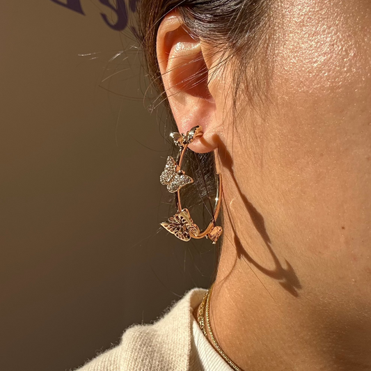 Butterfly Half Hoops