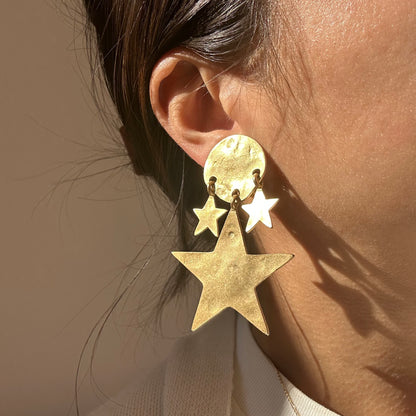 Statement Star Clip-ons