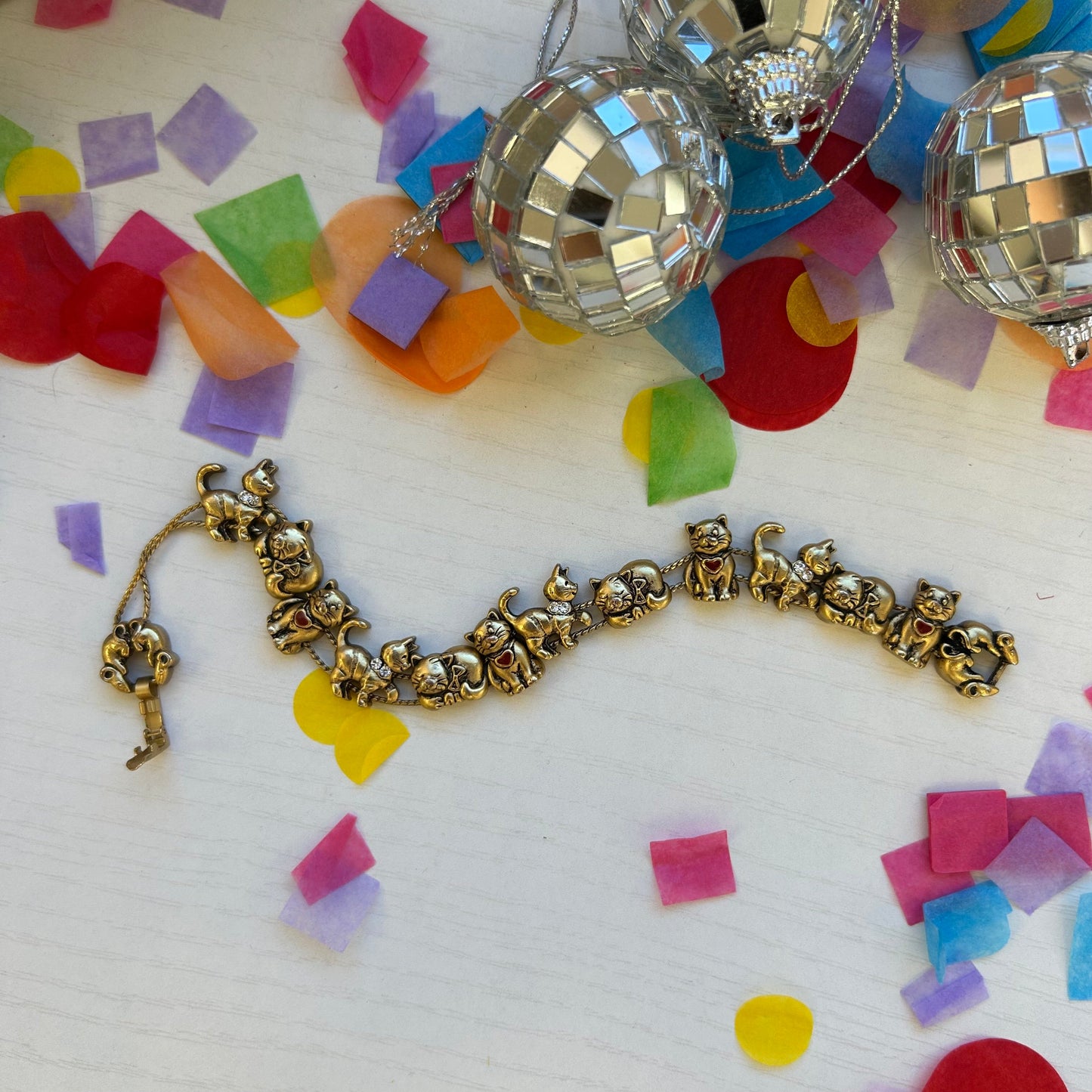 Cat Charm Bracelet