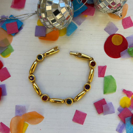 Rainbow Gem Bracelet