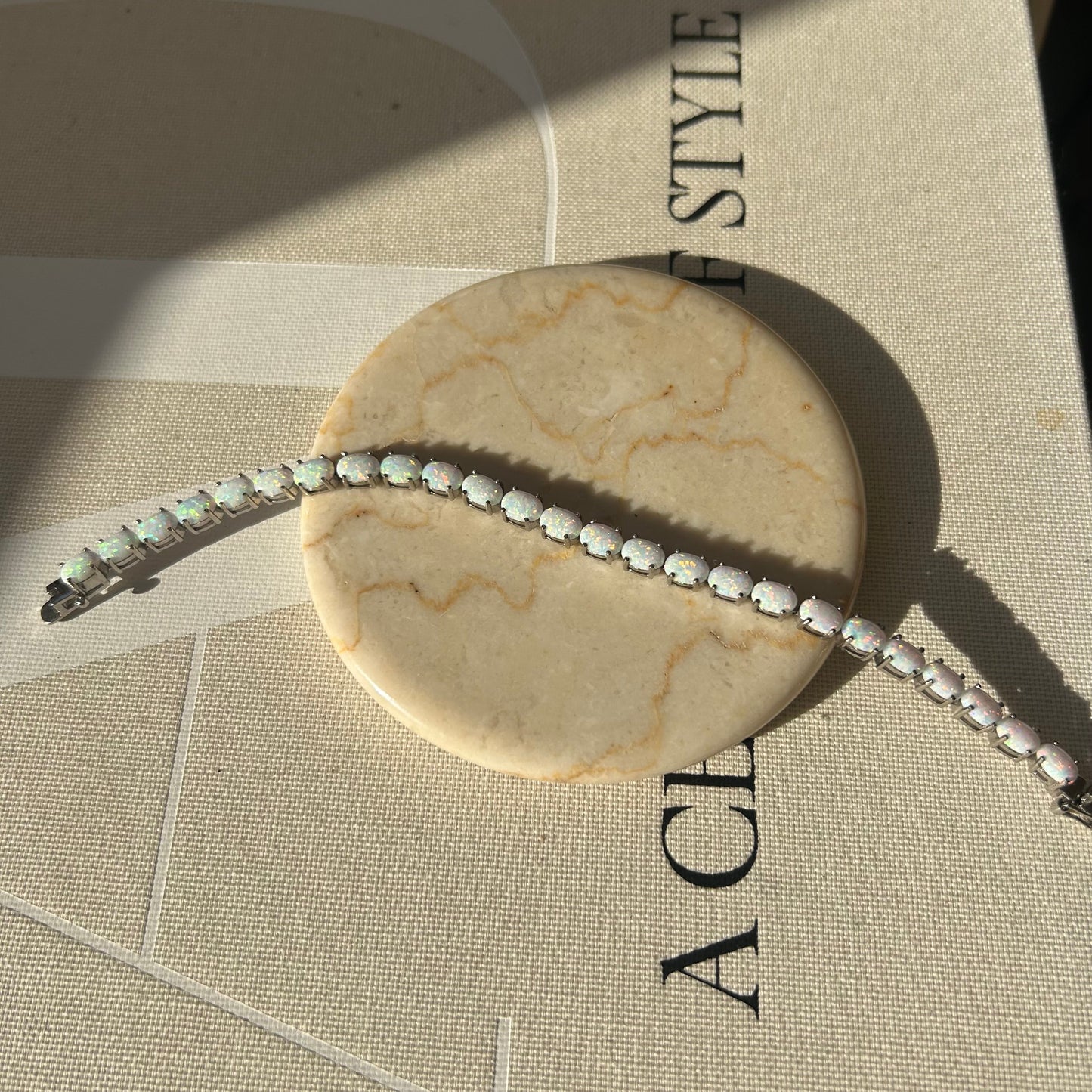 Opal Tennis Bracelet