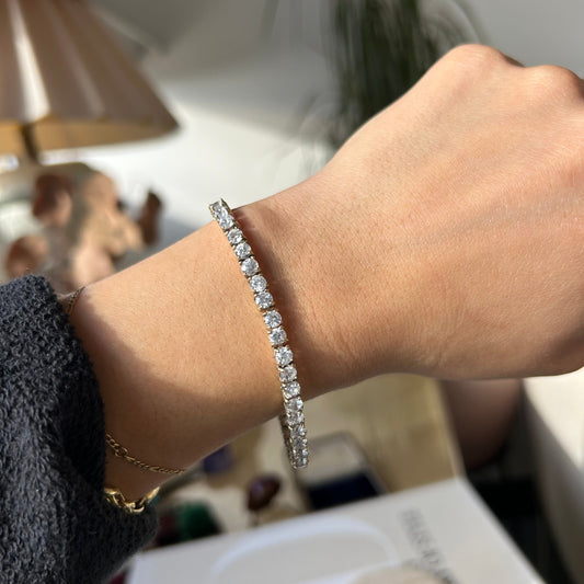 Silver Tennis Bracelet