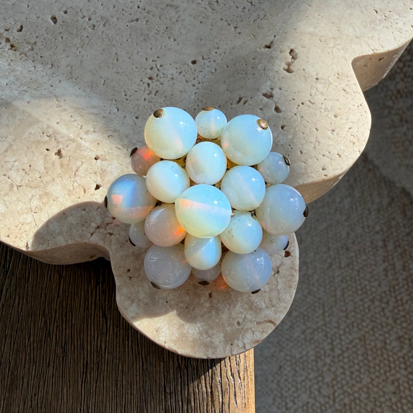 Opalite Bubble Brooch