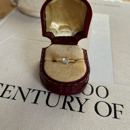 Blue Moonstone Cabochon Ring