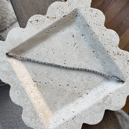 Vintage-Round-and-Baguette-Cut-Tennis-Bracelet