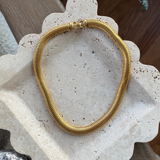 Thick-Snake-Chain-Choker