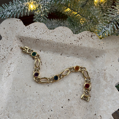 Gold-Tone-Holiday-Bejeweled-Bracelet
