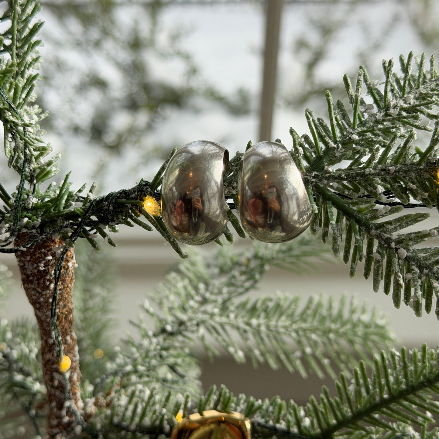 Sterling-Silver-Dome-Half-Hoops
