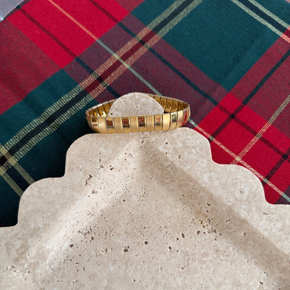 Cleopatra Gold Tone Bracelet