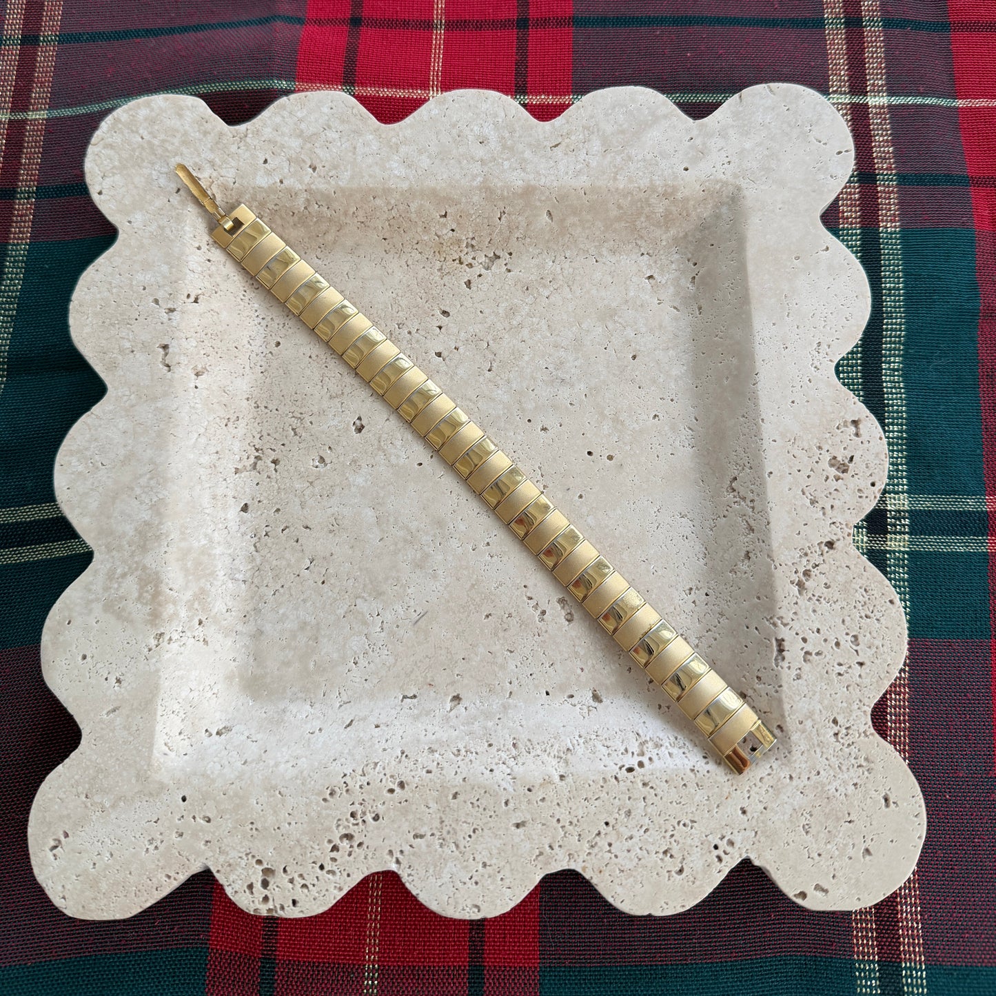 Cleopatra Gold Tone Bracelet