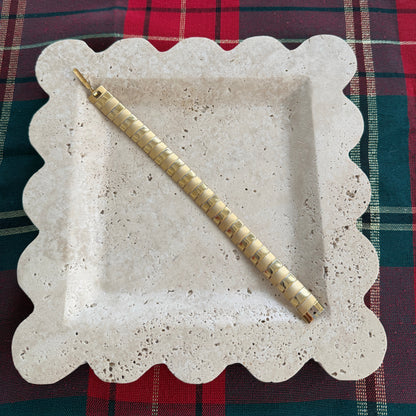 Cleopatra Gold Tone Bracelet