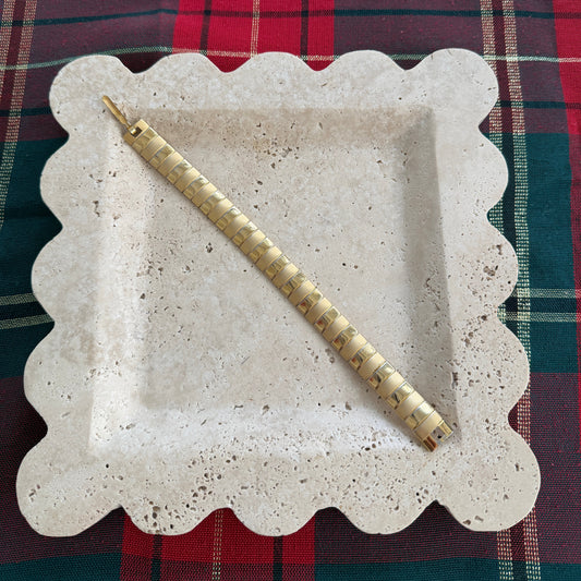 Cleopatra Gold Tone Bracelet