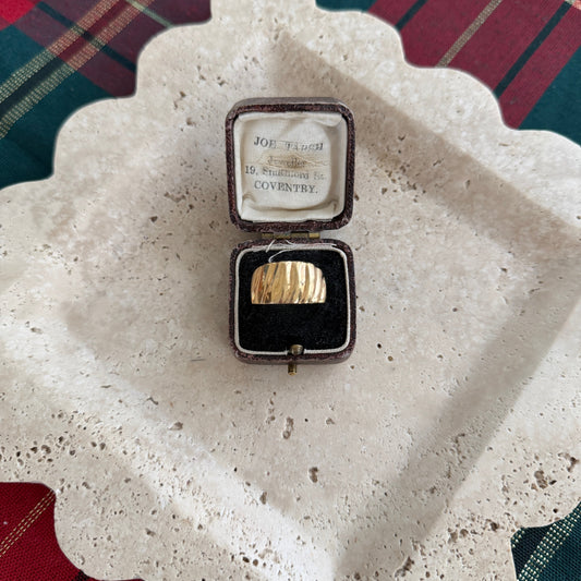 Gold Vemeil Chunky Dune Ring
