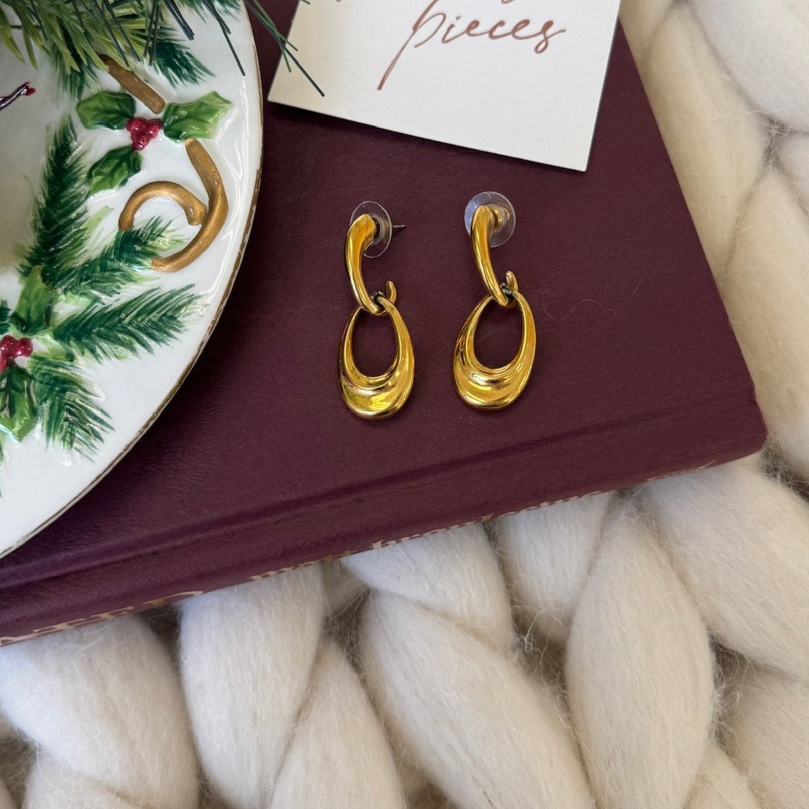 Open Oval Earrings