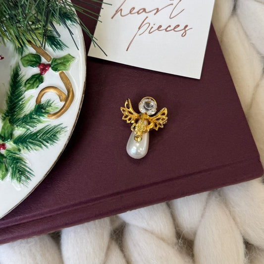 Angel Pearl Brooch