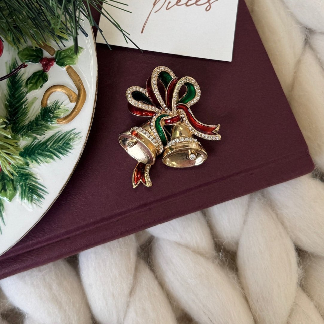 Holiday Bell Brooch