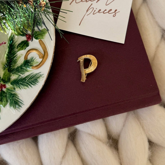 "P" Brooch