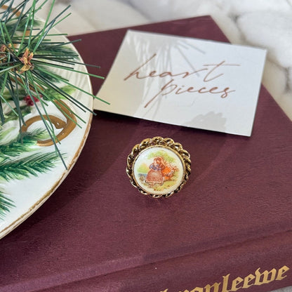 Courting Scene Statement Ring